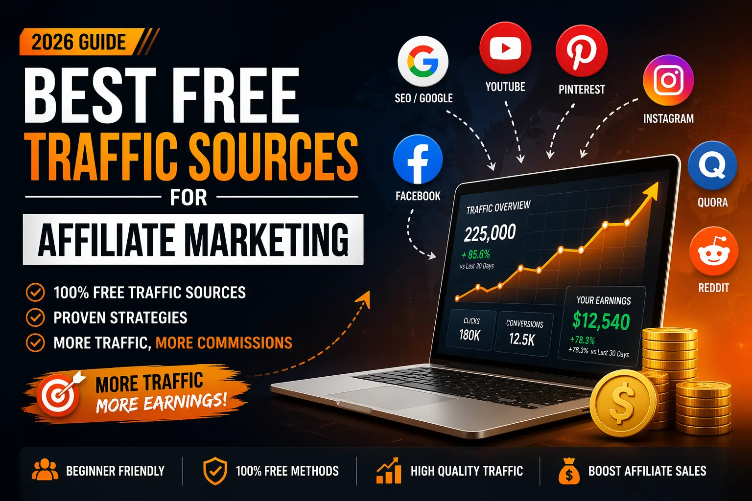 Best Free Traffic Sources for Affiliate Marketing in 2026