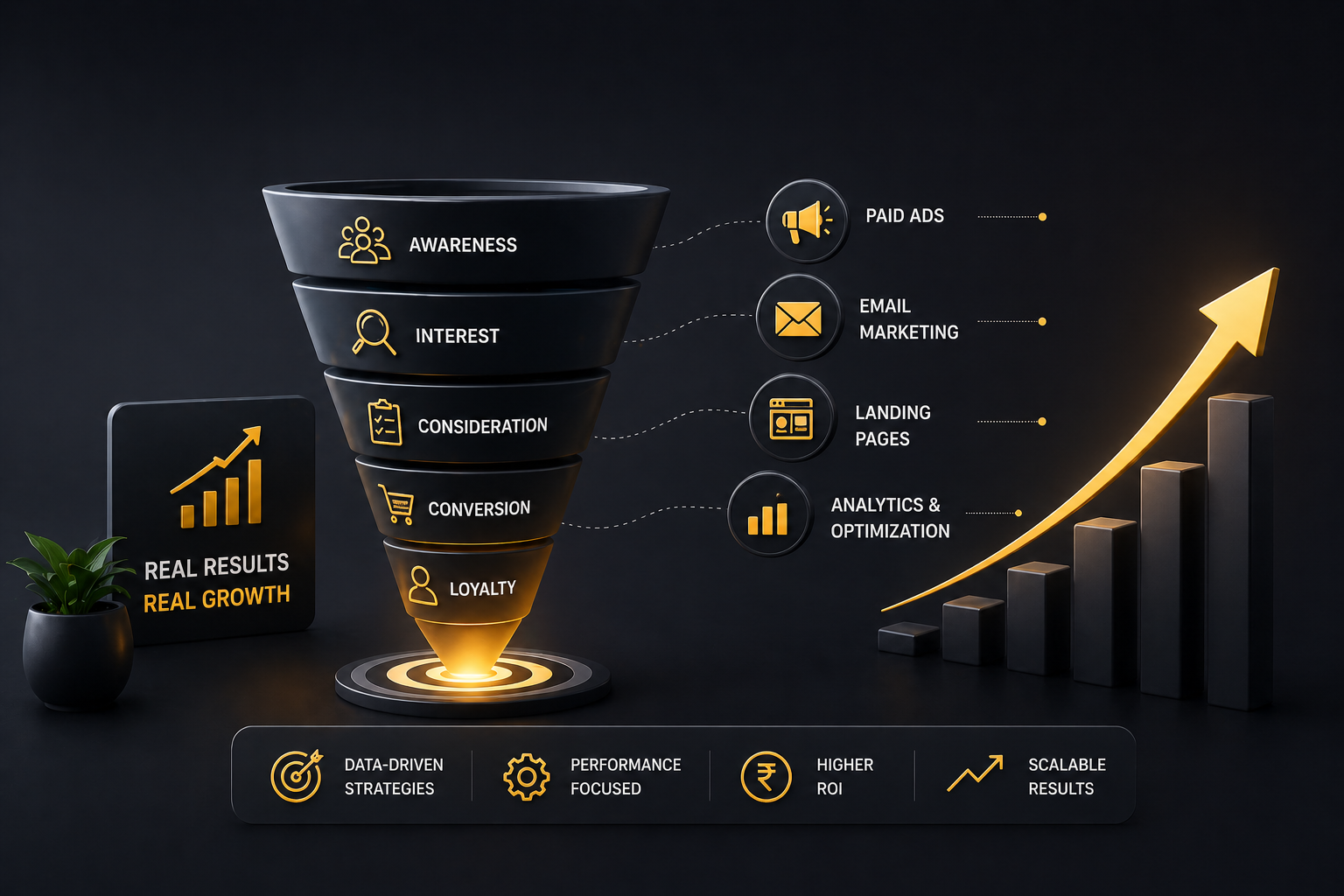Media Mosiac performance marketing team managing ROI-driven campaigns in Delhi