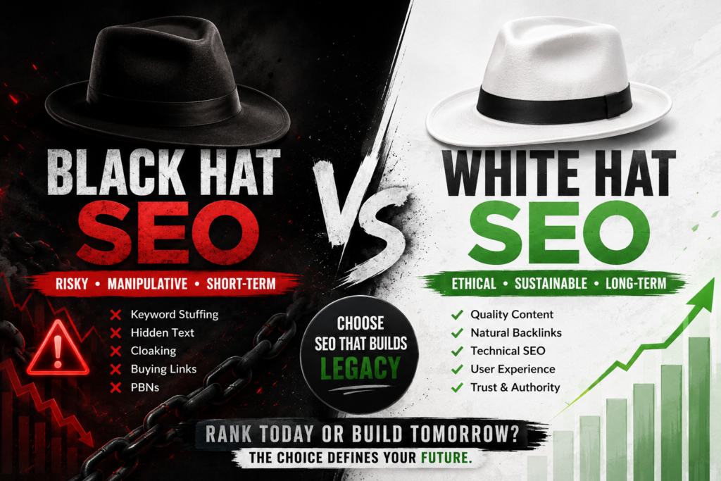 Black Hat vs White Hat SEO